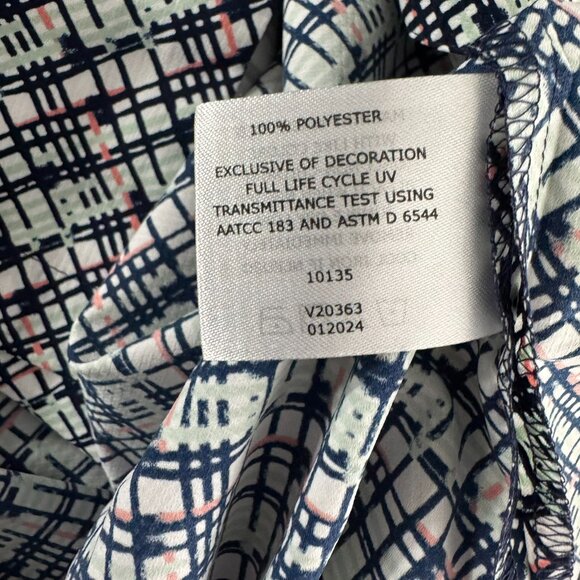 Coolibar‎ Safari Camp Shirt Mens Large Short Sleeve Printed Colorful NWT TP-3160 - Picture 12 of 13